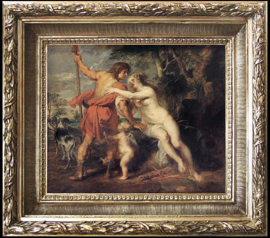 framed  Peter Paul Rubens Venus and Adonis, Ta021s